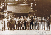 Appointed as an official interpreter for the Japanese Embassy (6th from the left)