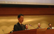 タイ・バンコク国連ビルでのスピーチ